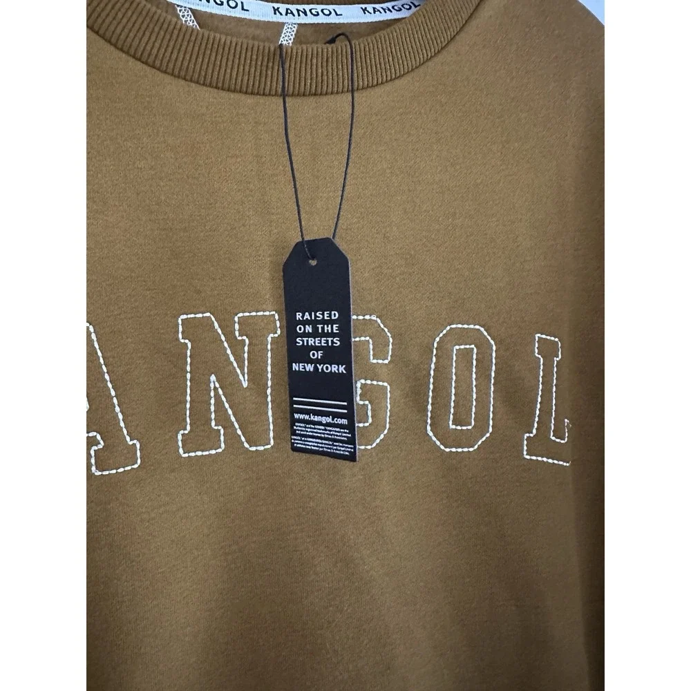 Brand New‎ Kangol - Born British Men's L Tapenade Crewneck Fleece Pullover